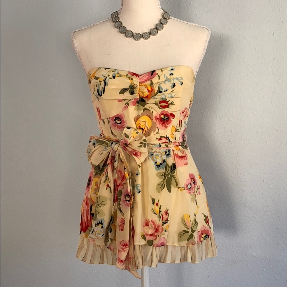 Nanette Lepore silk floral top